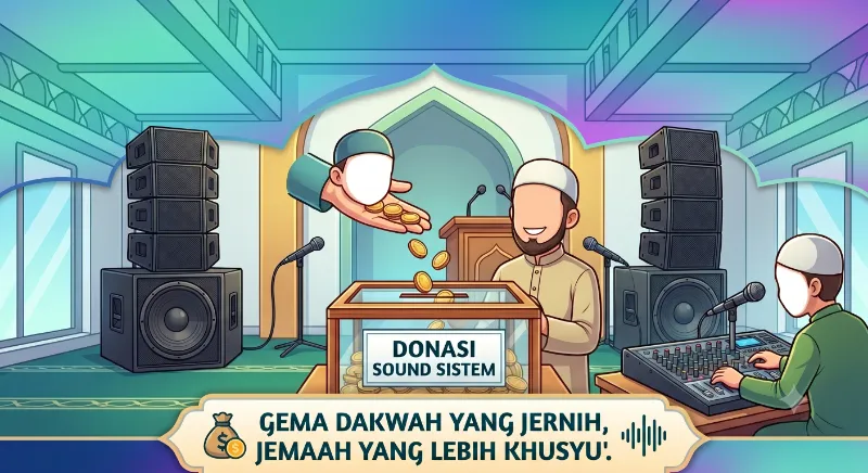 Donasi Sound Sistem Terpenuhi