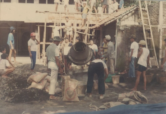 Pembangunan Masjid Assalam Sutopadan Ngestiharjo